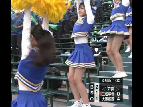 【即削除】甲子園のTV中継に映り込んでしまったチアリーディングのJK美少女の……のアイキャッチ画像