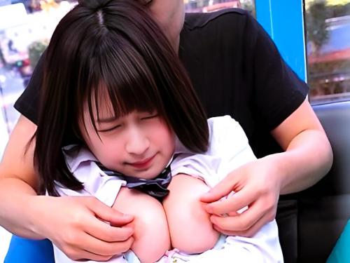 ＜マジックミラー号NTR＞美少女JKが賞金のために必死で快感我慢！美乳揉まれても彼よりもお金が大切・・・結局逝くんかーい