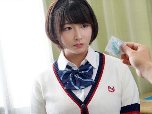 ＜瀬田一花＞心優しいショートカット制服美少女が幼馴染にセックスお願いされてゴムが破れて中出しセックス！