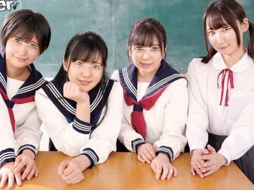 ＜ハーレムｘ女子校生＞男子生徒がたった一人の田舎の分校でチンポをシェアしてハメまくる美少女たち！