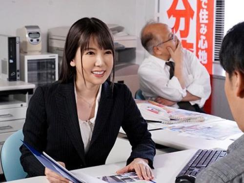 ＜波多野結衣ｘ不動産レディ＞ヤリ手の美熟女人妻販売員が顧客の肉棒咥えて淫乱セックス！
