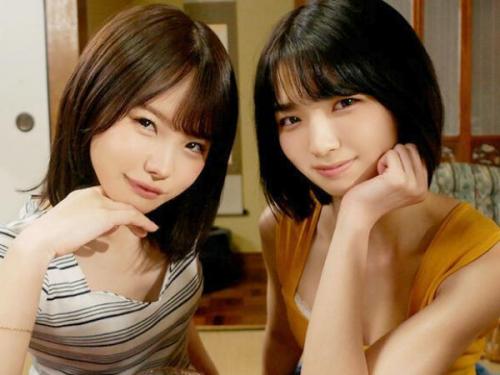 ＜松本いちかｘ倉本すみれ＞性欲強めなショトカ美少女2人が幼馴染を誘惑してハーレムセックス‼