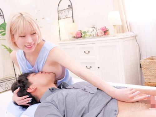 【筆おろし】「じょーずだね〜♡」巨乳保育士さんが童貞クンに膝枕からの授乳手コキ！童貞クンはもう昇天寸前w