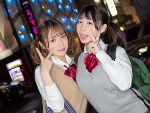 ＜白桃はなｘ横宮七海＞責めるの大好き美少女コンビが盗撮先生を捕まえて痴女責めセックス！