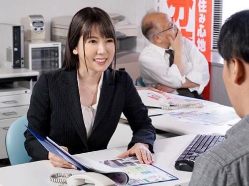 ＜波多野結衣ｘ不動産レディ＞性欲強めな美熟女人妻が客の肉棒を膣奥締め上げ濃厚セックス！