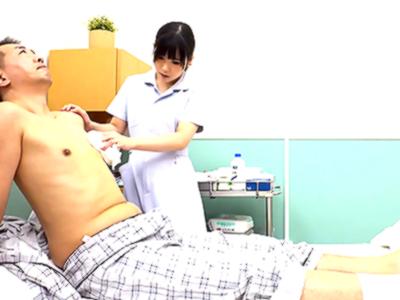 【ナース×痴女】セクシーなナースのテクニックに興奮！癒しの清拭から徐々に濃厚な乳首責めへ！極上のエロス！www