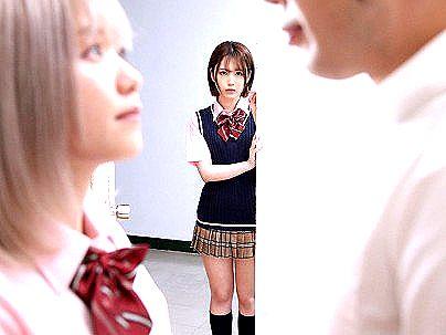 ＜堀北わん！＞『私で試して…！』彼女が出来た幼馴染に・・自分んでエッチ試させちゃうショートカット激カワ女子！