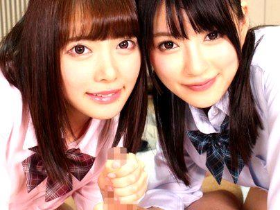＜2人の激カワ！＞これはヤバい！可愛い女子たちに詰められてきずいたら3Pｓｅｘに発展シチャウゾ！！！！