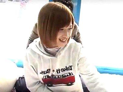 ＜マジックミラー号！＞雪山でゲットした可愛らしい女子！ＭＭ号でお見合いエロ企画挑戦しちゃう！