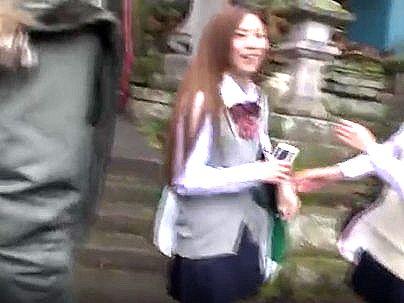＜修学旅行！＞「なに？これからですか？」ナンパゲットされた制服女子！エロ行為でもだえ感じるゾ！