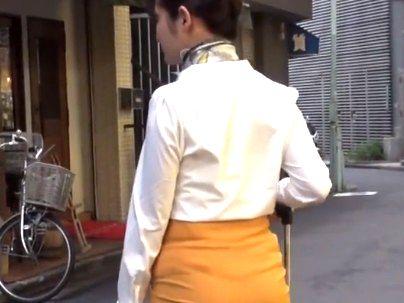 ＜素人ナンパ＞スタイル抜群ボインのスチュワーデスゲットして筆おろしさせるぞ！！！