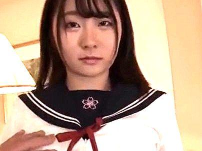 ＜主観！＞美乳オッパイ極エロセーラー服美少女！先生と禁断本番ｓｅｘシチャウゾ！