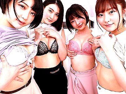 ＜VR！＞神展開勃発！SOD超絶美女4人組！ハーレムファックシテクレチャウ！