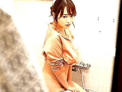 ＜白石茉莉奈！＞豊満ムチムチエロい体の爆乳おっぱい奥さん！立ちバックふぁっくでもだえ感じるゾ！