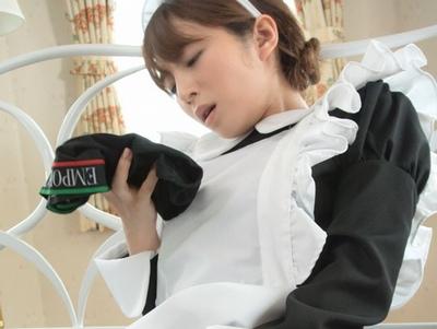 「ご主人様…」主人がいない間もパンツでオナッちゃう変態メイドの完全給仕