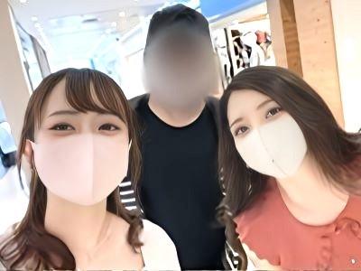 【夫婦交換】人妻ギャル２人が交換スワッピング！初めての夫以外のチンポに発情→夫の前でハメられエロ騎乗位で絶頂イキ＜乱交＞