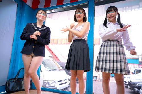 【マジックミラー号】おっぱいを見られたくらいじゃうろたえない！？女子高生が賞金をかけてガチ野球拳バトル！