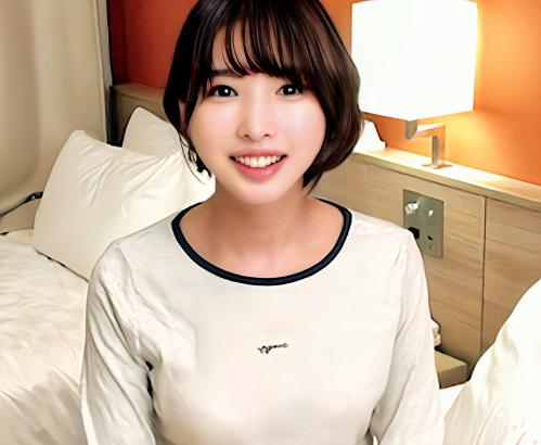 【素人ナンパ】いわゆる天然な感じなショートボブの色白美人女子大生をずーっとイカせ続けるとどーエロくなるか検証？