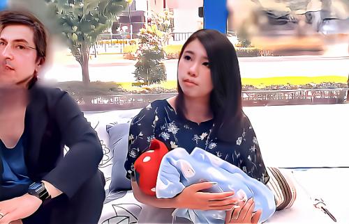 【人妻ナンパ】産後で感度が上がったエロい素人妻を旦那の前でデカチンで寝取る生セックス！＜マジックミラー号＞