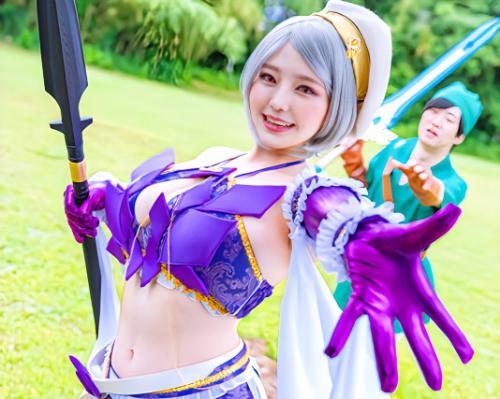 【恋渕ももな】「一生ついていきます。」異世界転生したら爆乳回復術士と冒険することに！