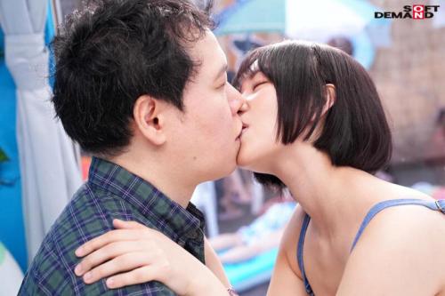 【マジックミラー号】ショートカット水着美女を素人ナンパ！エロカワ過ぎる眩しいエロい格好！