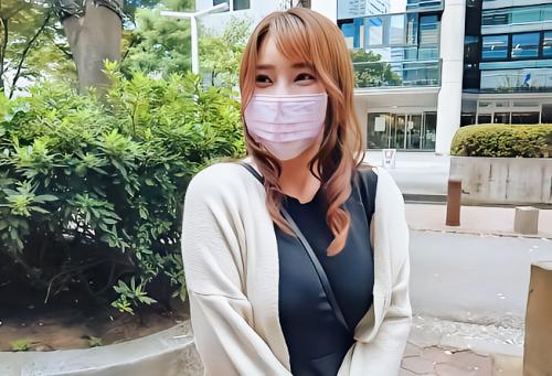 【素人】Hカップ巨乳のマスク越しからでも美人そうな女性をゲット！