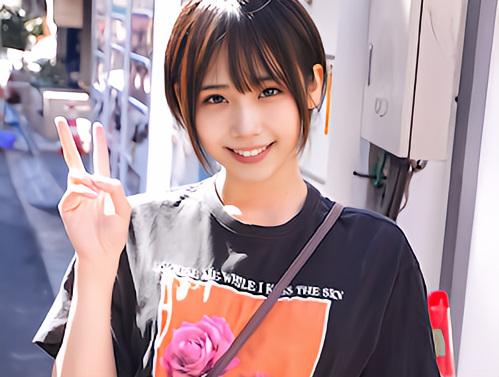 【素人】めちゃカワなショートカット美少女のエロ過ぎるキャンタマ空っぽになるまで小悪魔的S責め！