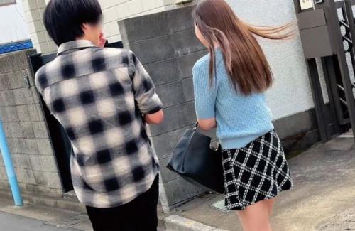 【素人ナンパ】あざとい清楚系ニット巨乳の女子大生！＜赤面女子＞
