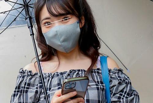 マッチングアプリで知り合ったパパ活の貧乳ロリ女子とマスクを外さない円交！