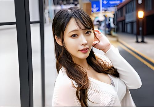 【人妻ナンパ】「それ、ダメです…また逝っちゃう！」ロングヘアでツルツル美肌ワンピにカーデイガンの素人セレブ妻！