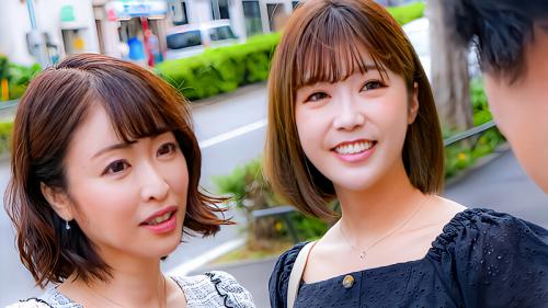 【母娘ナンパ】「お父さんのより立派！」ご主人も女遊びがお盛んとのこと！ノリの良いお酒好きな母娘に声掛け！