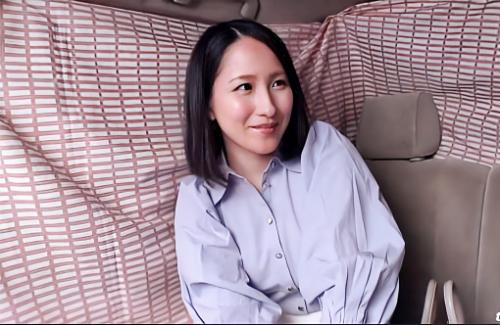 【人妻ナンパ】「中はダメ…！」買物途中にゲットしたハミ出気味の推定G乳美人ラグジュ妻！