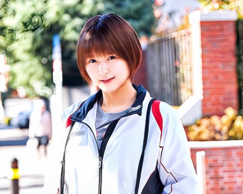 【マジックミラー号】童貞くんのオナニーのお手伝い！巨乳の素人ロリ顔JDをナンパ！