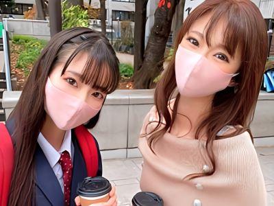 【乱交♡美人姉妹】家族の前でフェラさせるのエロすぎｗ巨乳OLと10代の美少女ロリJKが羞恥セックスで連続絶頂♡素人ナンパ