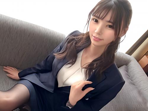 【素人ナンパ】上司と不倫中の巨乳美人OLがフェラAVデビューｗ黒パンスト痴女が騎乗位着衣セックスで連続痙攣♡エロ動画企画