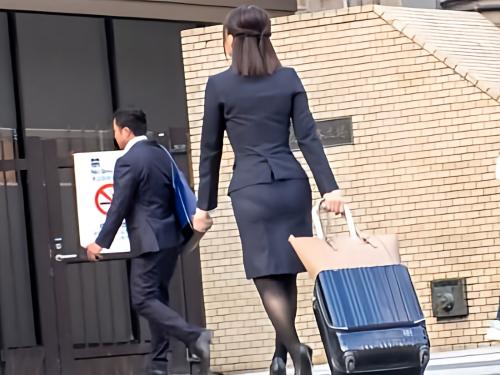 【素人ナンパ】『またイッちゃうぅ』美人OLがAVデビュー！黒パンスト巨乳痴女が電マ責め着衣セックス連続痙攣♡エロ動画企画