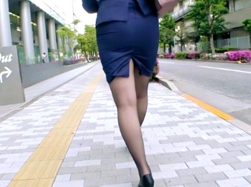 【生着替え】美巨乳OLが勤務中にフェラAV出演ｗ黒パンスト爆乳美少女が痴女がスーツ着衣騎乗位で連続痙攣♡素人企画エロ動画