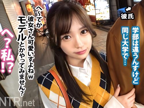 【彼女NTR♡顔射】『初めてなのに…』美少女JDに無許可中出しｗ彼氏の目の前でフェラ連続痙攣エロ動画♡貧乳素人ナンパ企画