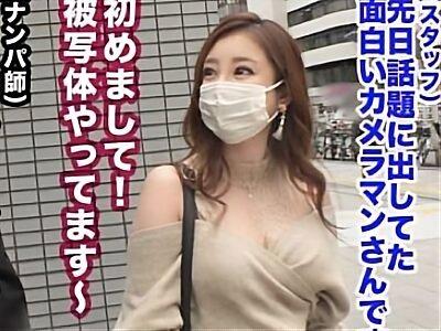 【モデル妻♡大量潮吹き】『撮影会て言ったじゃん～』露出美熟女の美巨乳フェラエロすぎｗ騎乗位生ハメセックス♡素人人妻ナンパ