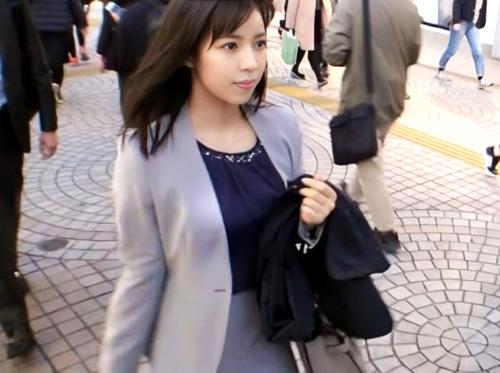 【美人OL】『ダメです…』黒パンスト美巨乳美女を酔わせて連れ込みAVデビュー！スーツ着衣セックスエロ動画♡素人ナンパ企画