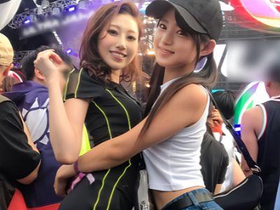 【従妹JD♡4P乱交フェス】美人スレンダー巨乳ギャルをホテル連れ込みフェラ＆複数プレイで窓際セックス連続絶頂♡素人ナンパ