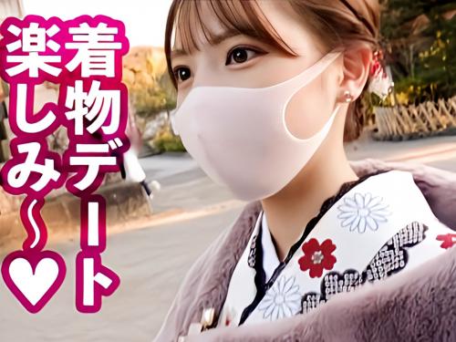 【奇跡の美少女】『可愛さがアイドル級ｗ』ロリ顔の着物ギャルが主観フェラアナル舐めセックスで連続痙攣エロ動画♡貧乳素人企画
