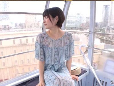 【盗撮♡ホテル店員】清楚黒髪ショートカット美少女が網タイツでメイドご奉仕！スカートめくり美尻乳首責め生ハメ♡レンタル彼女