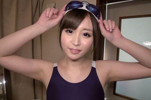 【美咲まや×スクール水着】美少女に密着するスク水姿に萌え♪スク水超ドアップ接写に着衣入浴♪ローションプレイでオナニー！スク水半ずらしSEXでぶっかけなど着衣フェチズムを魅せる♪