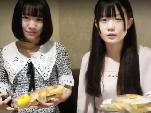 【無修正】3P個人撮影！童顔ロリ美少女18歳さん二人組をまとめて極上ハーレム中出しセックス！
