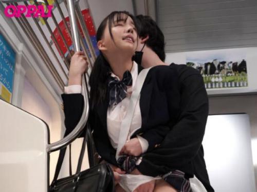 【禁断の誘惑】電車内で痴漢された豊満な女子高生が無人駅で快楽の果てに達する禁断の中出し体験！