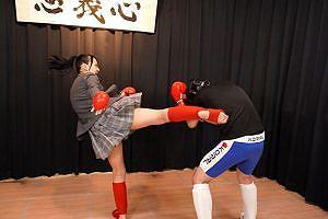 【風間希】ガチ強い空手三段の美少女　人生初性交は強制性交