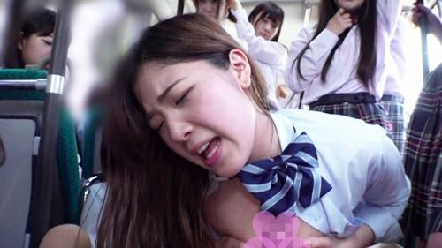 【女子高生×逆鬼畜】めためたカワイイ女子校生バスの中で逆鬼畜した乱交思考でペニス刺激しまくる姿がたまらないｗｗｗ