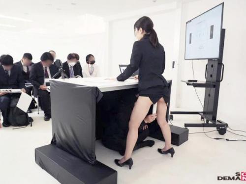 【彼女】エロ動画制作会社の美形人事部社員が仕事中にバイブで快感を貪り悶える！