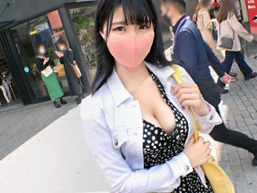【素人×ナンパ】巨乳スレンダー//美くびれプリ尻♥黒髪清楚ワンピ19歳専門学生※極上フェラテクにギン勃ち巨根とド淫乱交尾！